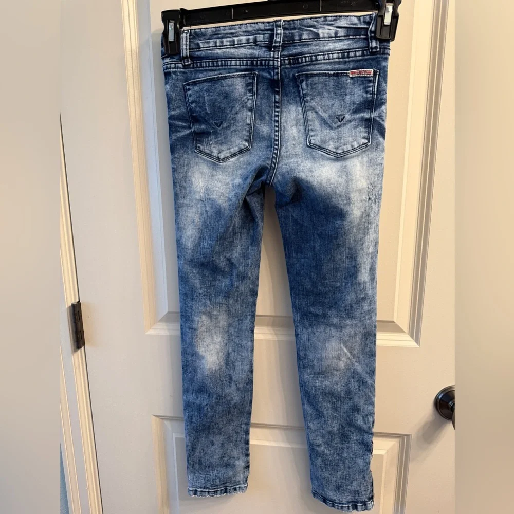 Hudson Jeans Kids Acid Wash‎ Blue Denim